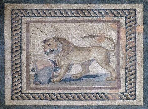 De “Mosaique du Lion” Een Monumentale Voorstelling van Dieren en Mythologische Wezens!